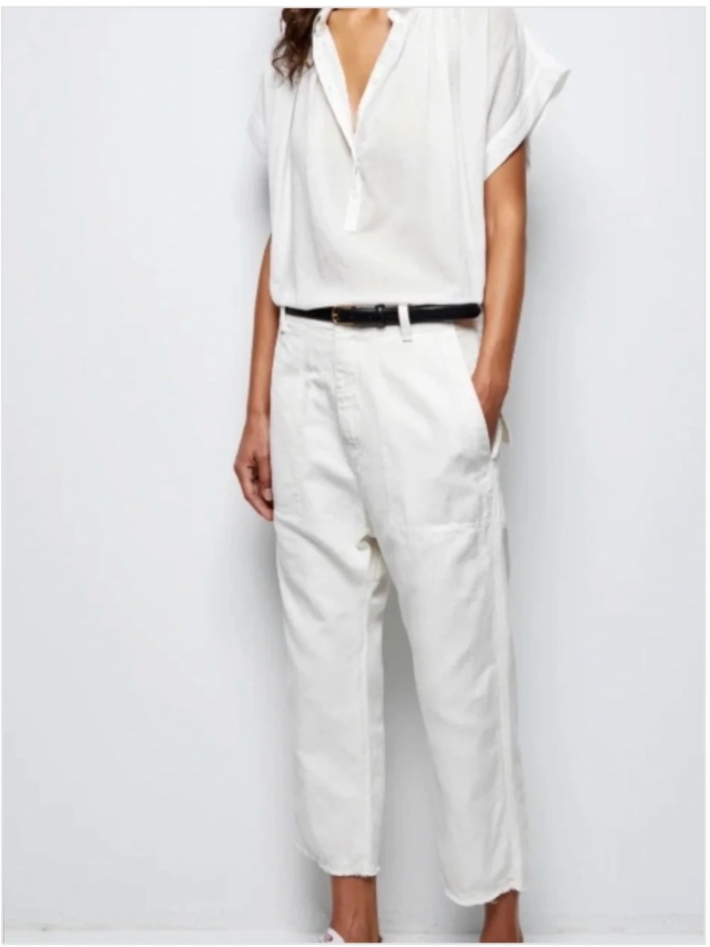 Nili Lotan Luna Pant in White